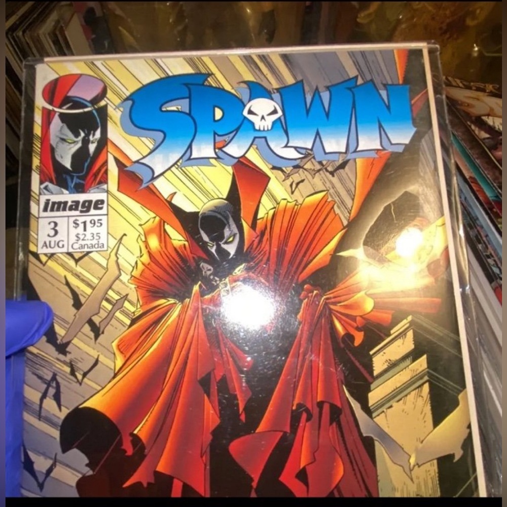 Spawn #3 comic autographed signed by todd McFarlane used